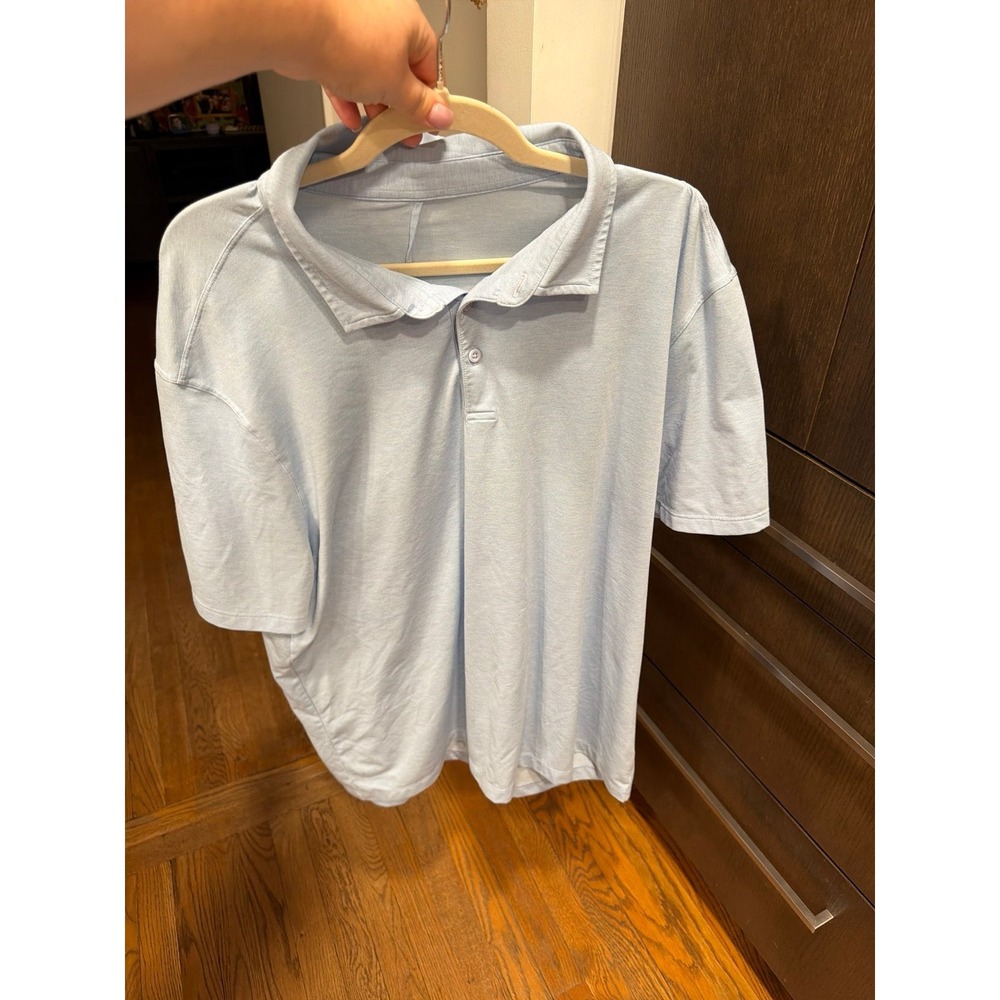 Lululemon evolution blue polo men's 2XL